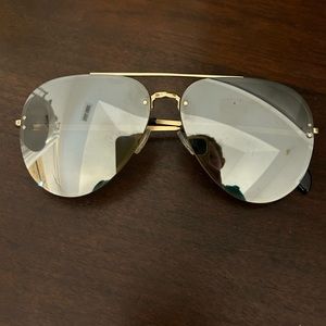Celine Mirrored Aviators